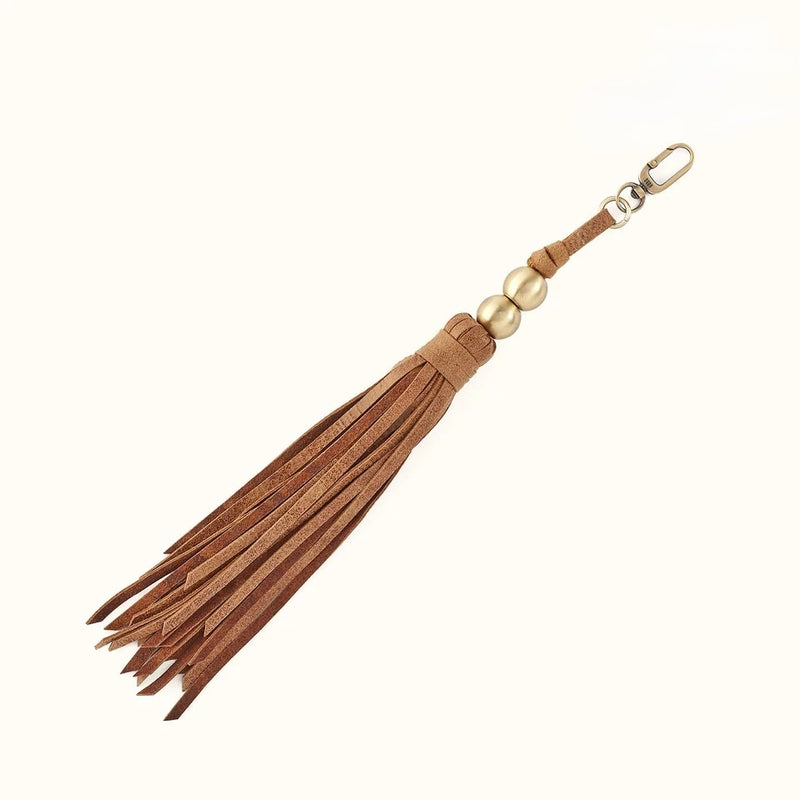 HOBO Tamborine Tassel in Buffed Leather