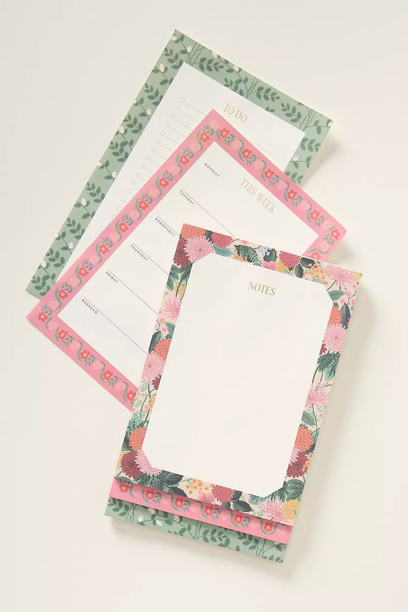 RIFLE PAPER CO. Dahlia Tiered Notepad