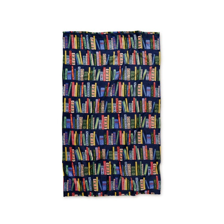 RIFLE PAPER CO. Bookshelf Fleece Blanket