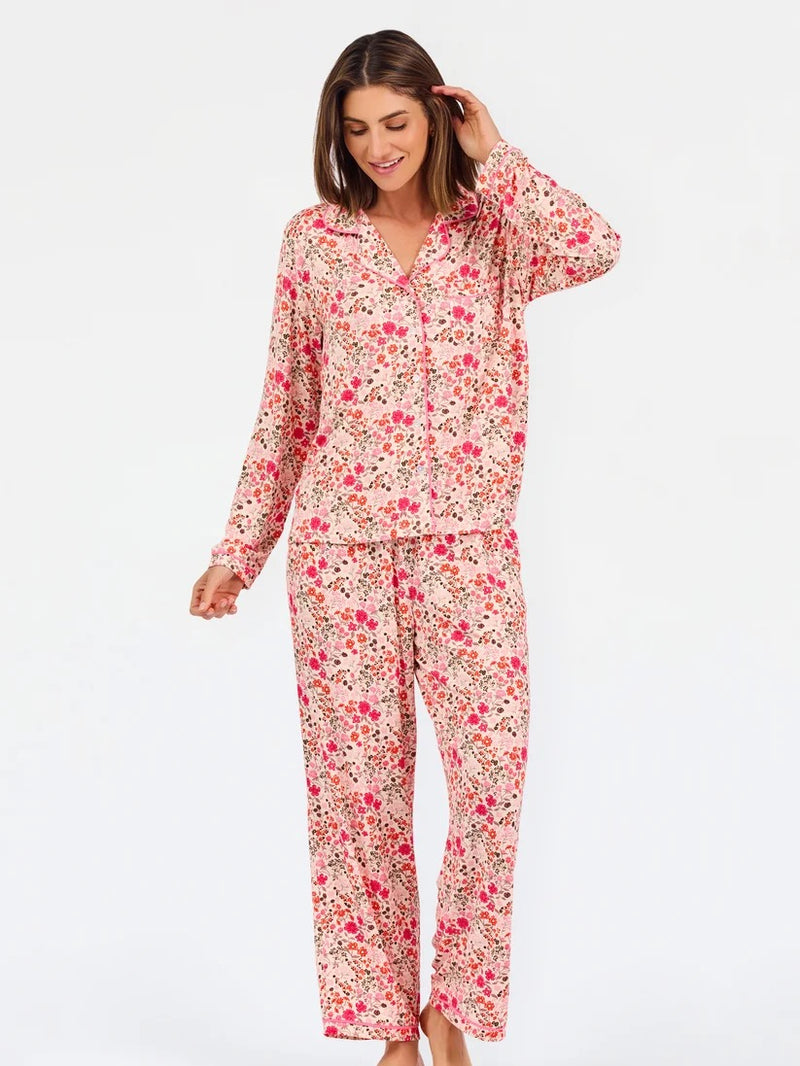 Mary Square - Women's Charlotte Pants Set | Granada Glen Tan