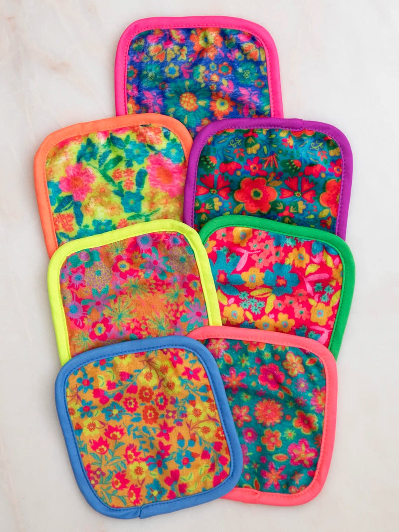 Natural Life Mini Makeup Removing Boho & Cloths Set - Floral