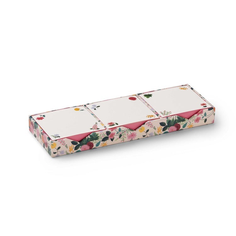 RIFLE PAPER CO. Dahlia Notepad Trio