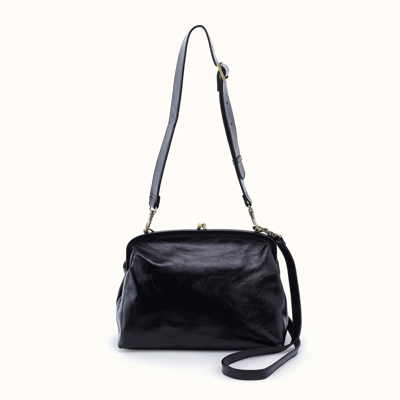 HOBO Alba Frame Large Shoulder Bag - Black