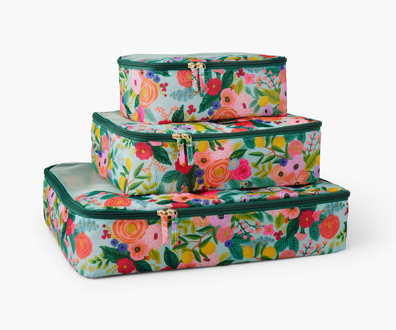 RIFLE PAPER CO. Garden Party Packing Cube Set