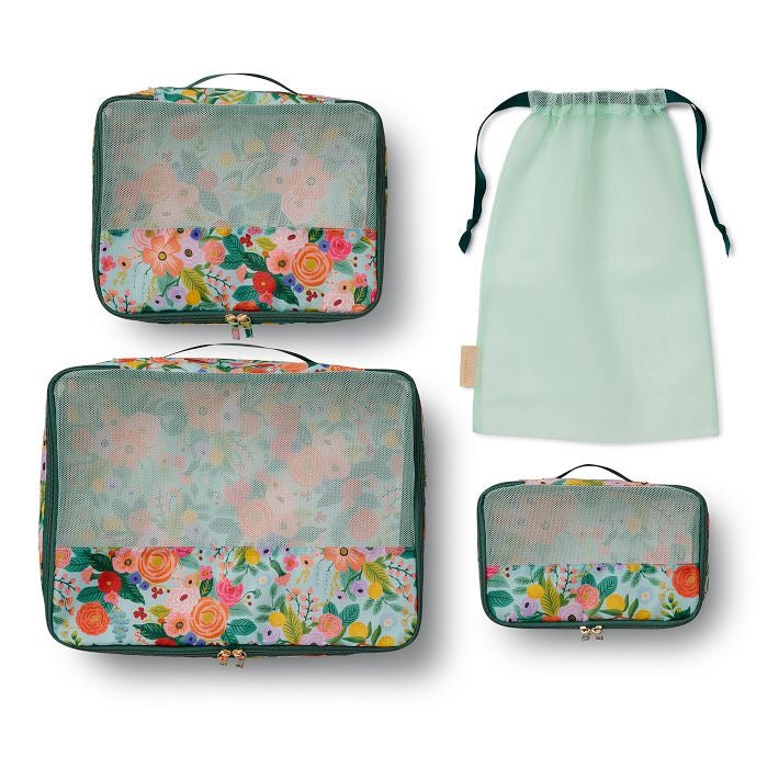 RIFLE PAPER CO. Garden Party Packing Cube Set