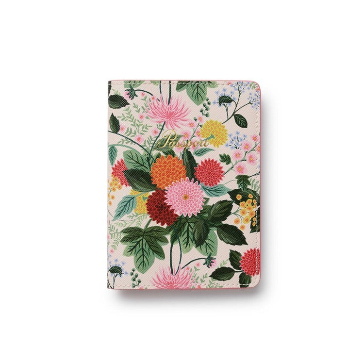 RIFLE PAPER CO. Dahlia Passport Holder