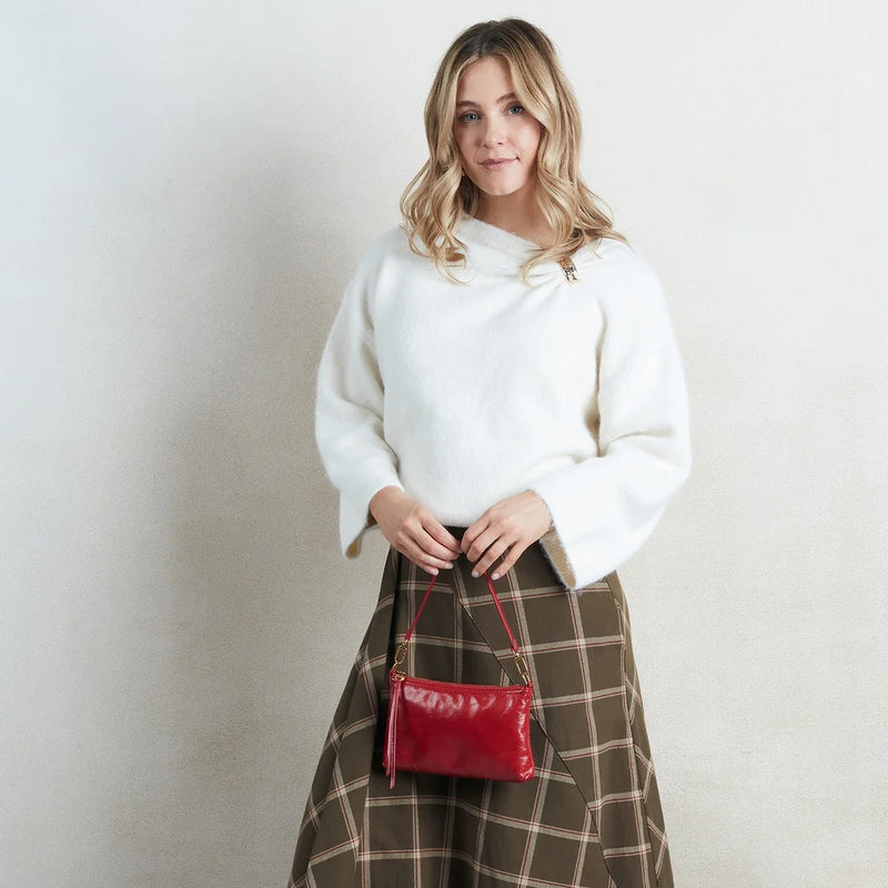 HOBO Darcy Crossbody Purse - True Red