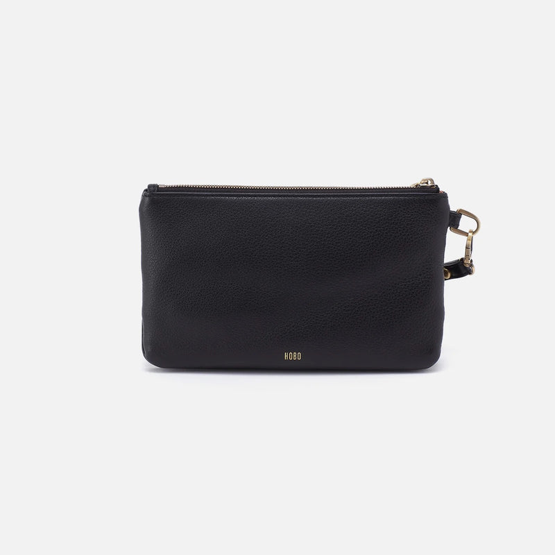 HOBO Goldie Wristlet Wallet - Black