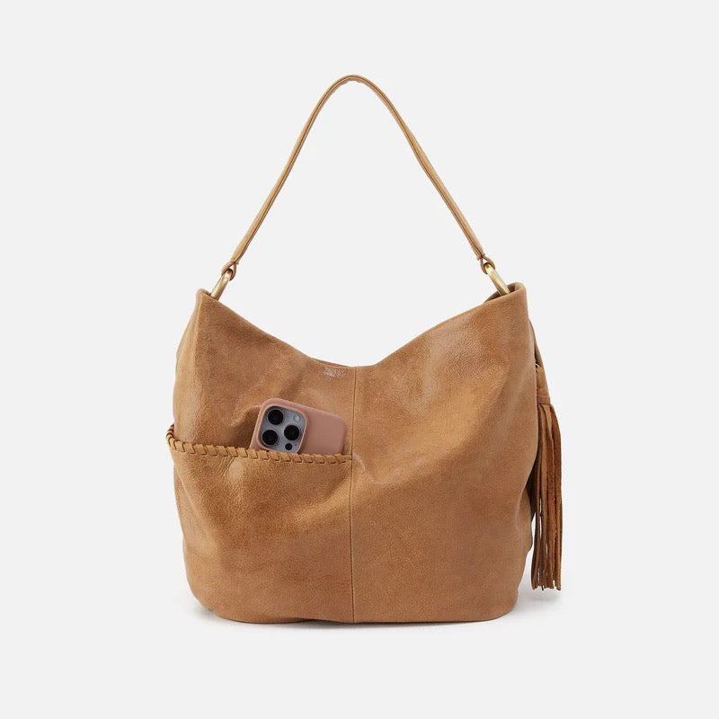 HOBO Harley Convertible Shoulder Bag - Whiskey Buffed Leather
