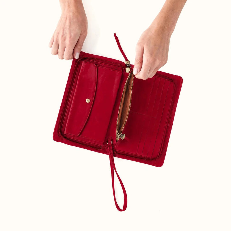 HOBO Evolve Wristlet Wallet - True Red