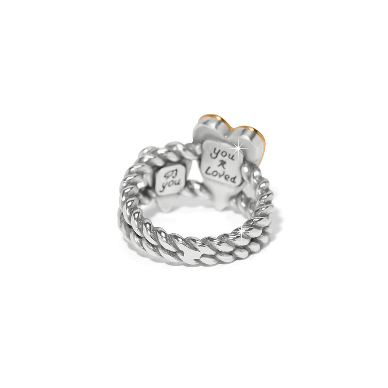 Brighton Love Messages You Are Loved Ring