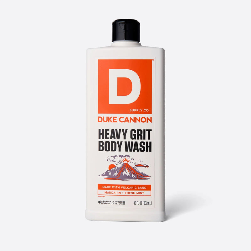 Duke Cannon HEAVY GRIT DEEP CLEANING BODY WASH