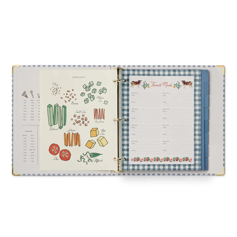 RIFLE PAPER CO. Home Sweet Home Recipe Binder
