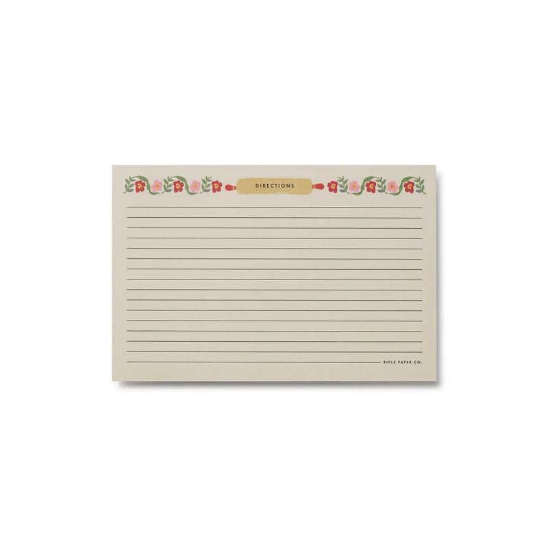 RIFLE PAPER CO. Pack of 12 Home Sweet Home Recipe Cards
