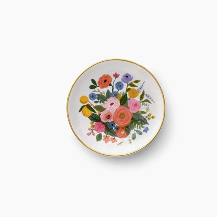 RIFLE PAPER CO. Garden Party Bouquet Porcelain Ring Dish