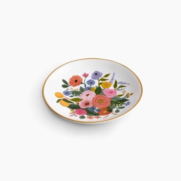 RIFLE PAPER CO. Garden Party Bouquet Porcelain Ring Dish