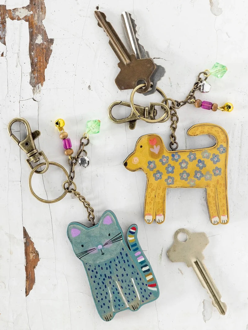 Natural Life® Talk To Animals Key Clip Bag Charm - Cat