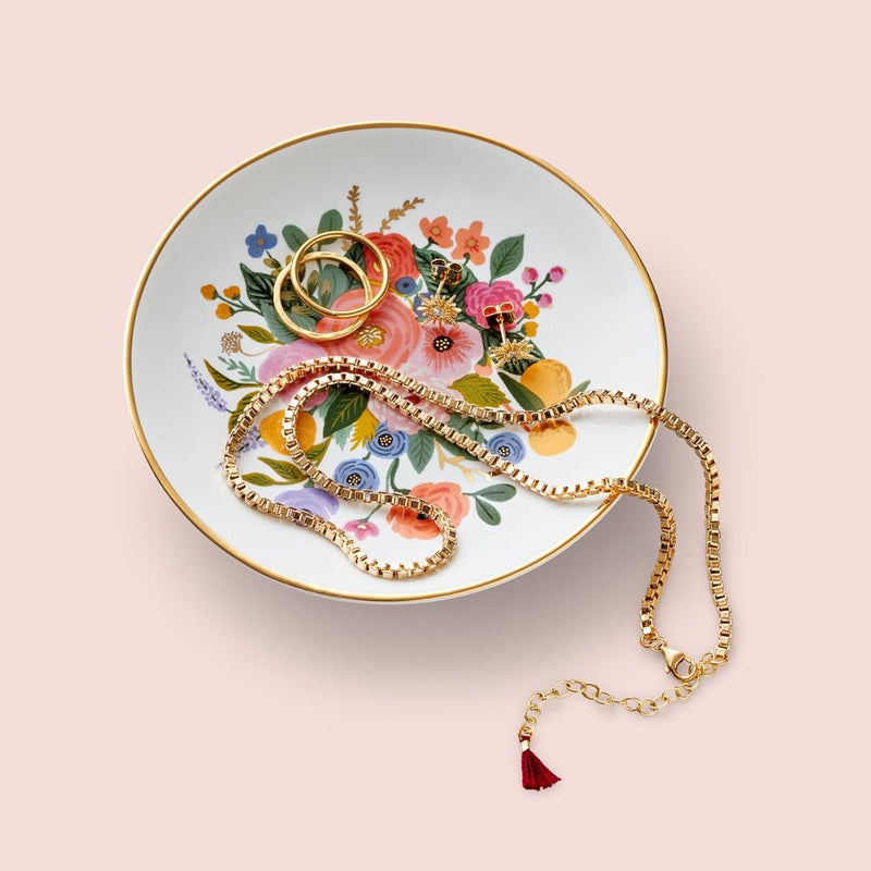 RIFLE PAPER CO. Garden Party Bouquet Porcelain Ring Dish