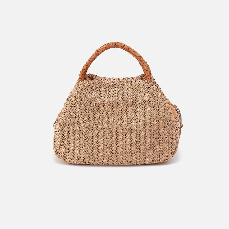 HOBO Darling Small Satchel - Meadow Woven Straw