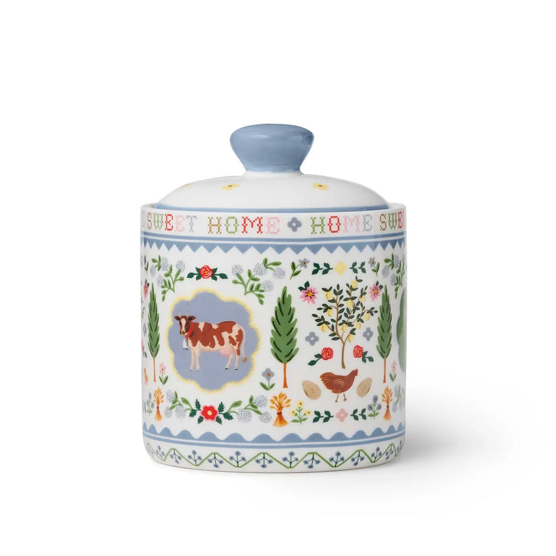 RIFLE PAPER CO. Home Sweet Home Porcelain Canister