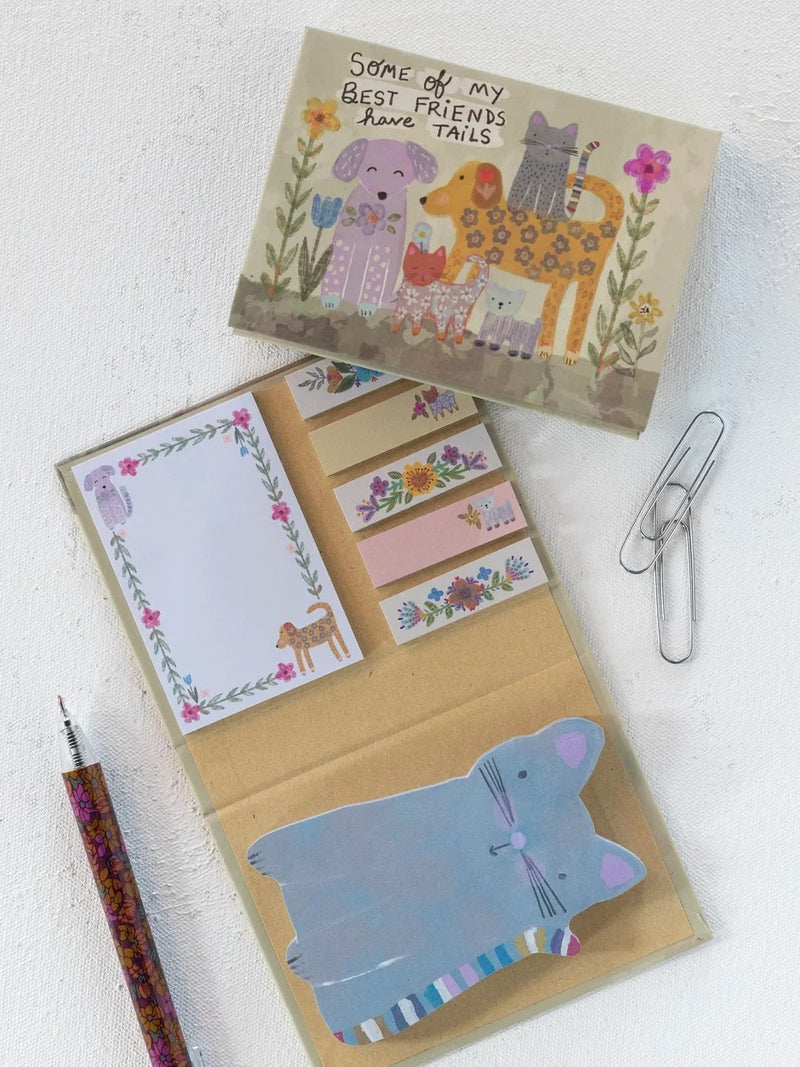 Natural Life Sticky Notes - Best Friends Have Tails