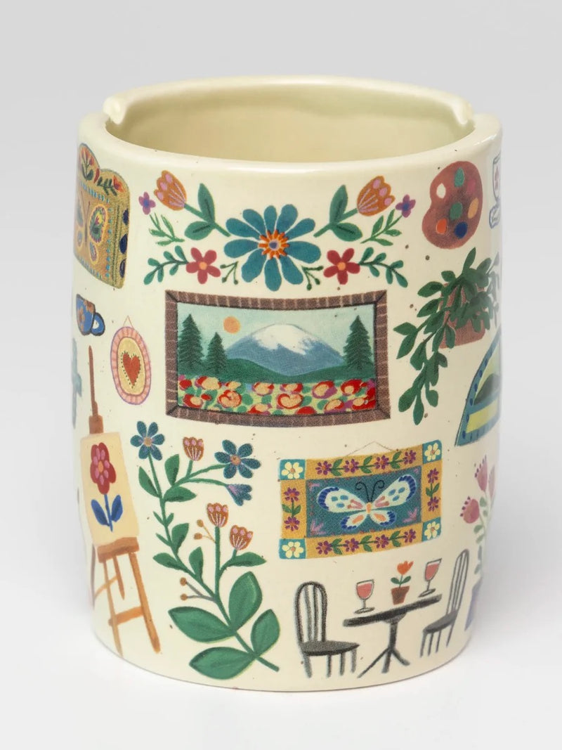 Natural Life Ceramic Painter’s Cup - Do What You Love