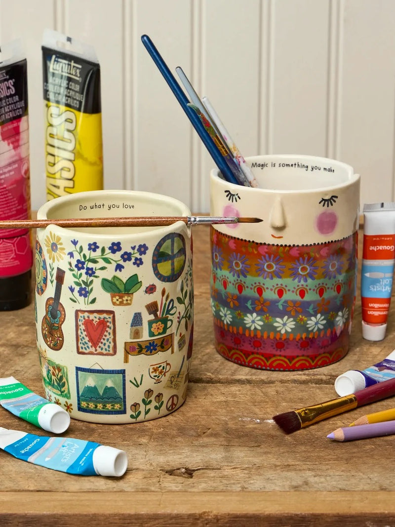 Natural Life Ceramic Painter’s Cup - Do What You Love