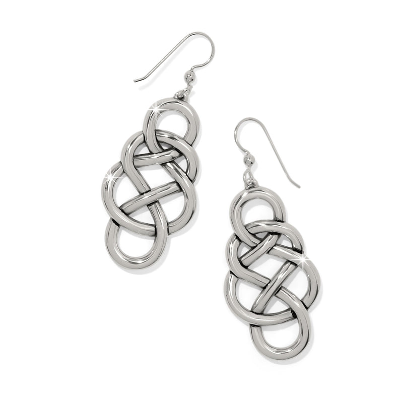 Brighton Interlok Braid Drop French Wire Earrings