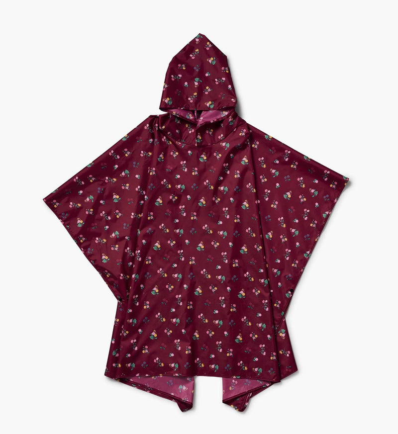 RIFLE PAPER CO. Ditsy Dahlia Packable Rain Poncho
