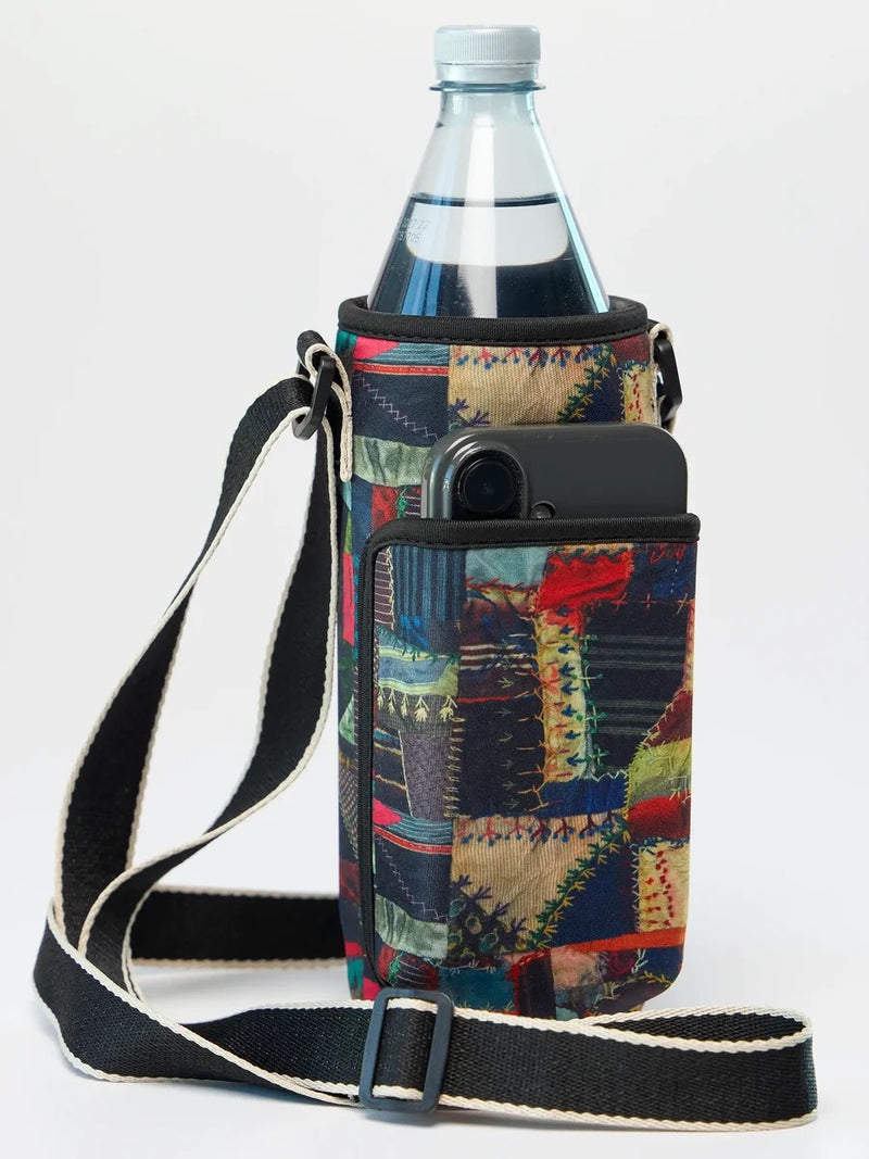 Natural Life® Insulated Water Bottle Carrier - Artisan Stitches Multi