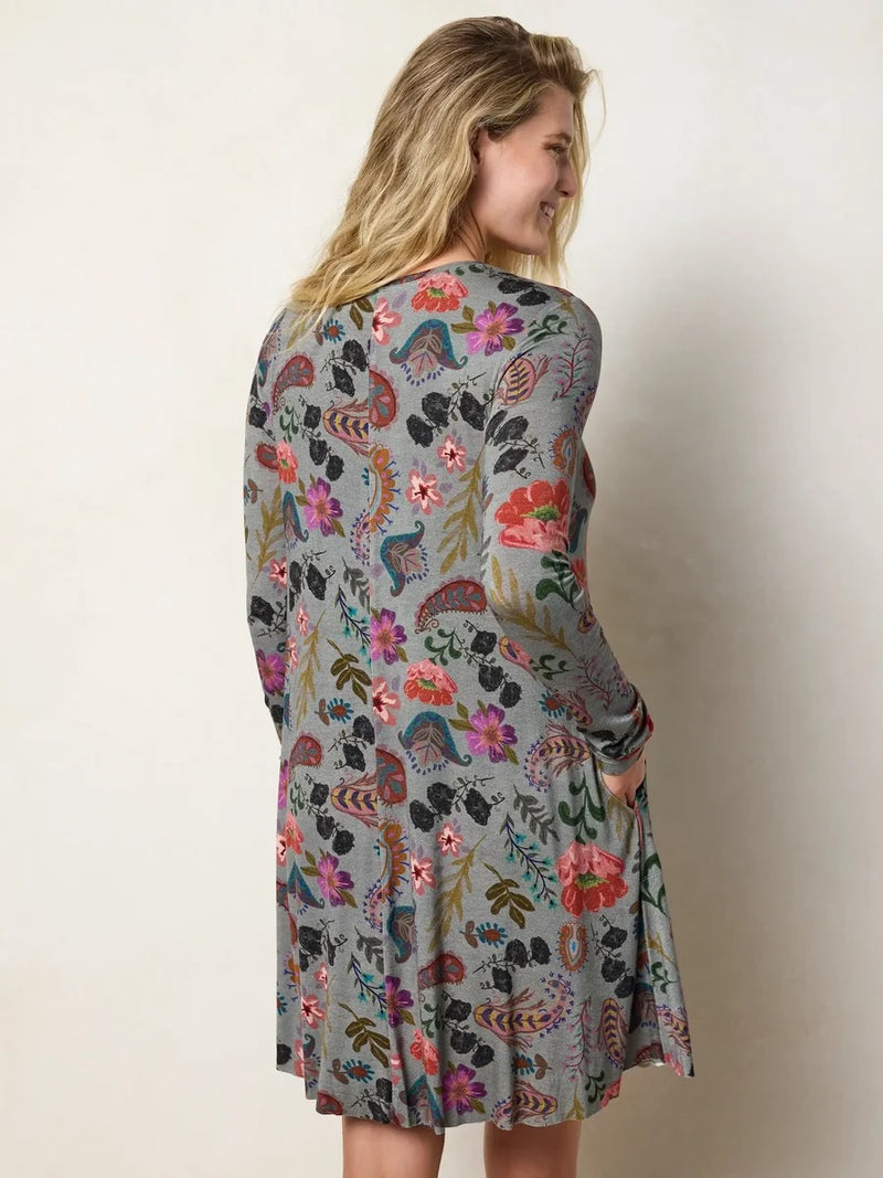 Natural Life Stevie Knit Mini Dress - Femme Folk Teal