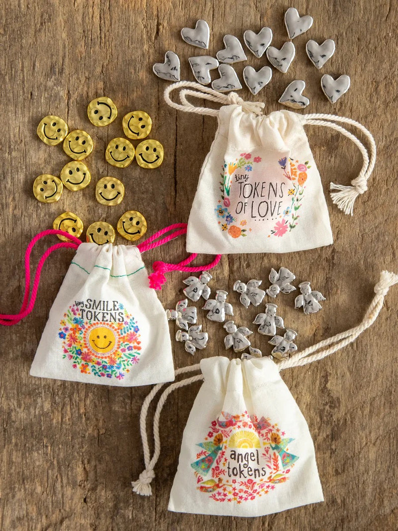Natural Life Bag of Tiny Tokens, Set of 12