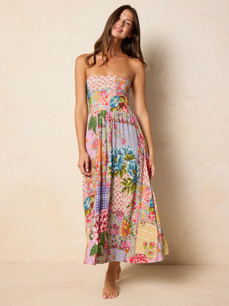Natural Life Live-In-It Knit "ButterSoft" Maxi Skirt - Vintage Treasure Pink