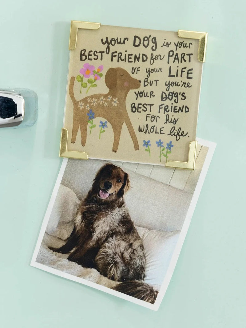 Natural Life Corner Magnet - Dog's Best Friend
