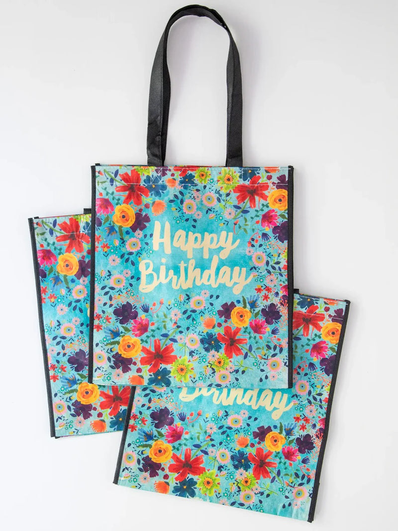 Natural Life Recycled XL Happy Bags - Happy Birthday