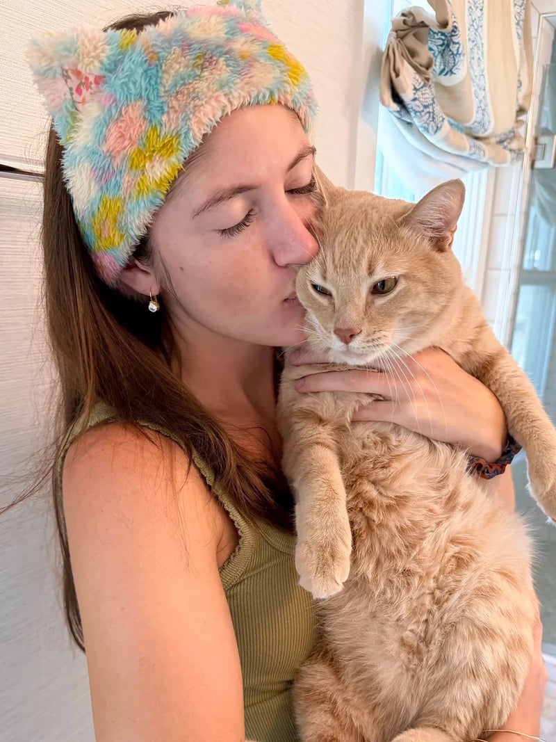 Natural Life Plush Spa Headband - Cat