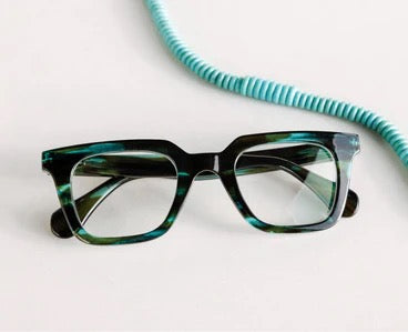 Peepers Readers - Page - Teal Horn (with Blue Light Focus™ Eyewear Lenses)