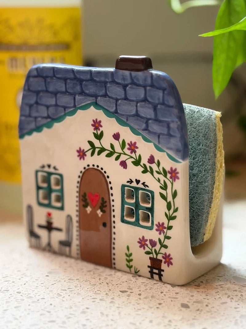 Natural Life® Ceramic Sponge Holder - Cottage