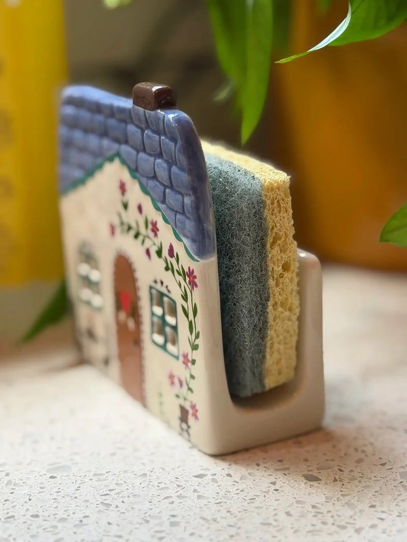 Natural Life® Ceramic Sponge Holder - Cottage