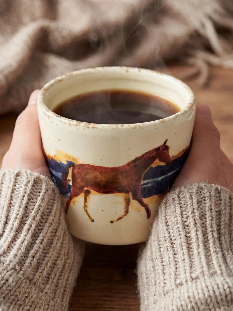 Natural Life® Favorite Coffee Mug - Cream Horse