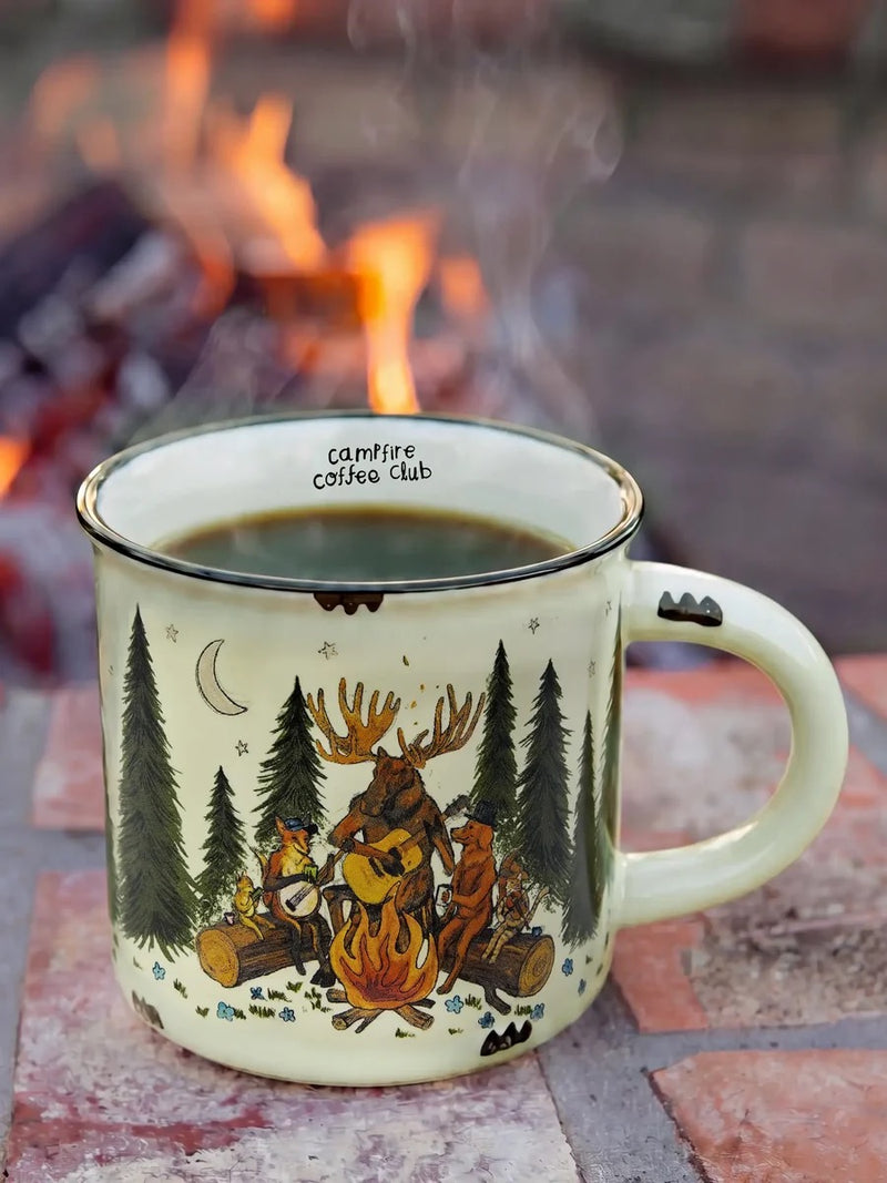 Natural Life® Camp Coffee Mug - Campfire Coffee Mug Moose