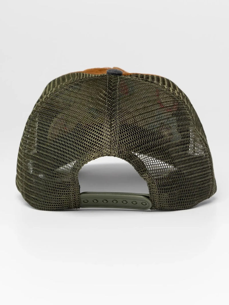 Natural Life Embroidered Trucker Hat -  Camel
