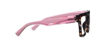 Peepers Readers - Take a Bow - Pink Botanico/Pink (with Blue Light Focus™ Eyewear Lenses)