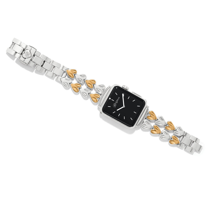 Brighton Cascade Heart Watch Band - Two-Tone
