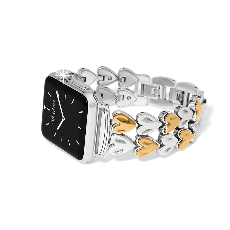 Brighton Cascade Heart Watch Band - Two-Tone