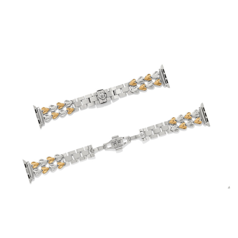 Brighton Cascade Heart Watch Band - Two-Tone