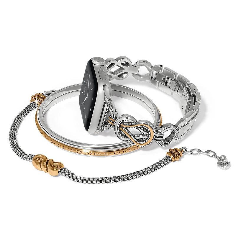 Brighton Interlok Harmony Watch Band - Two Tone