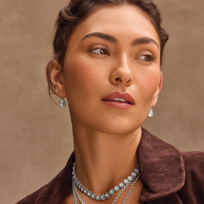 Brighton Twinkle Luxe Teardrop French Earrings