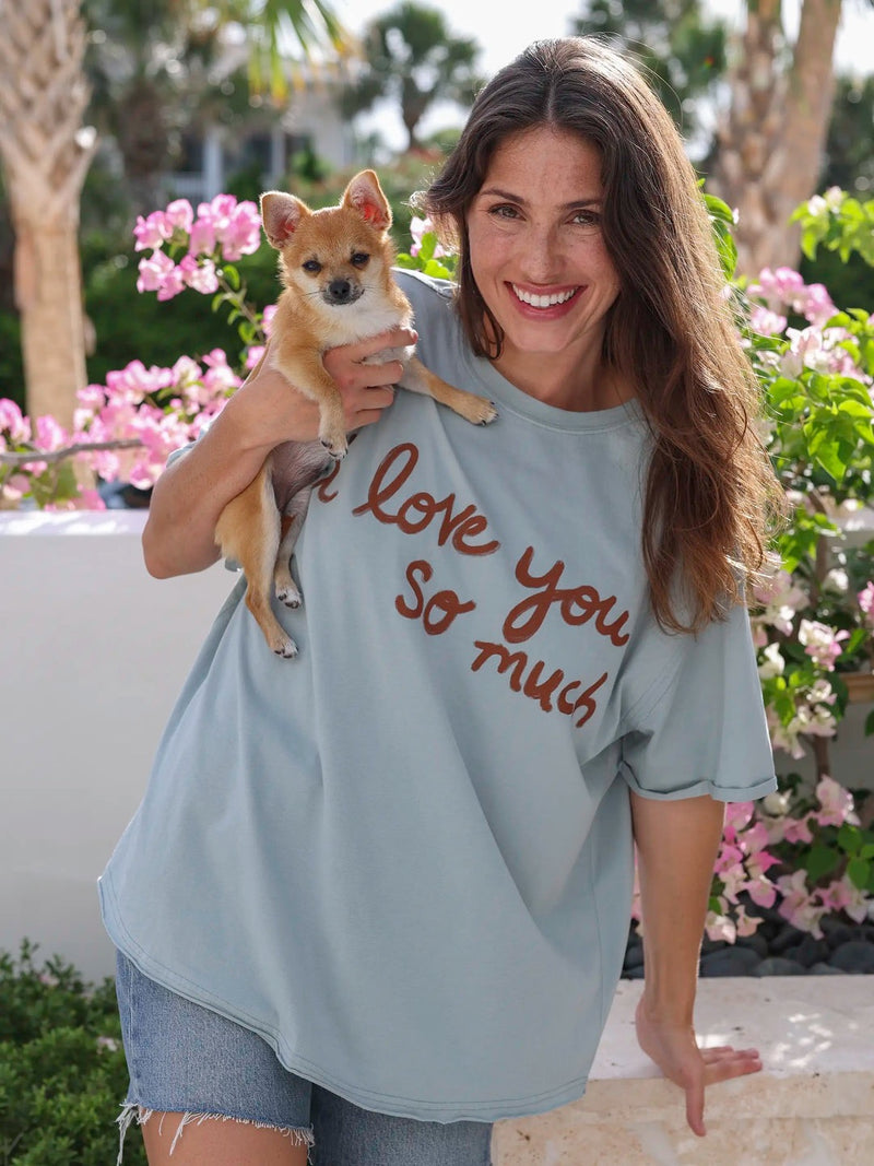 Natural Life Take It In Cotton Tee - I Love You