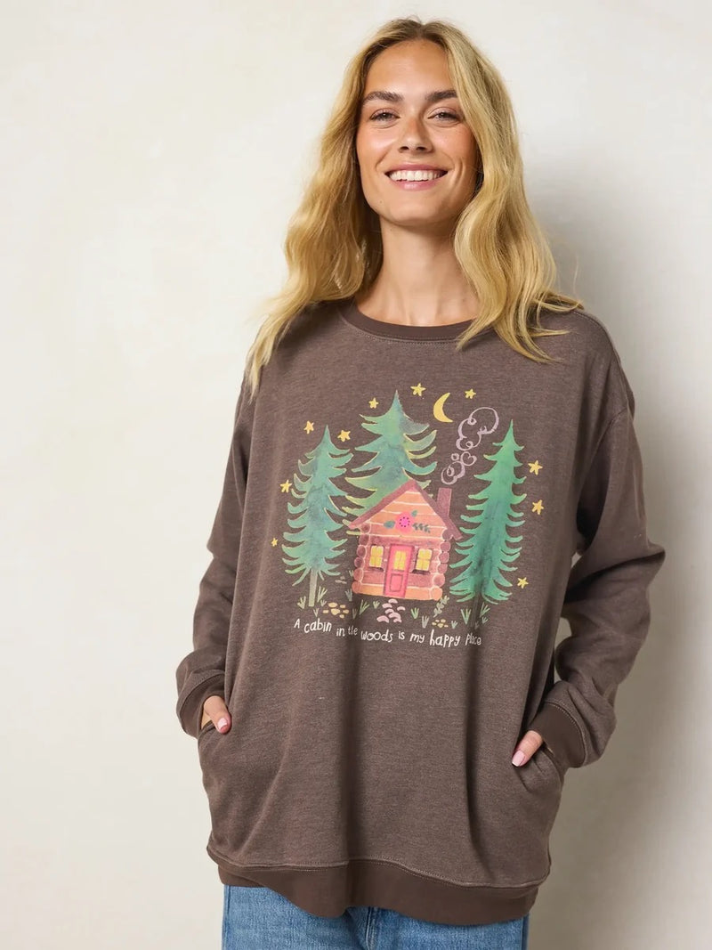 Natural Life Comfy Pocket Sweatshirt - Happy Cabin